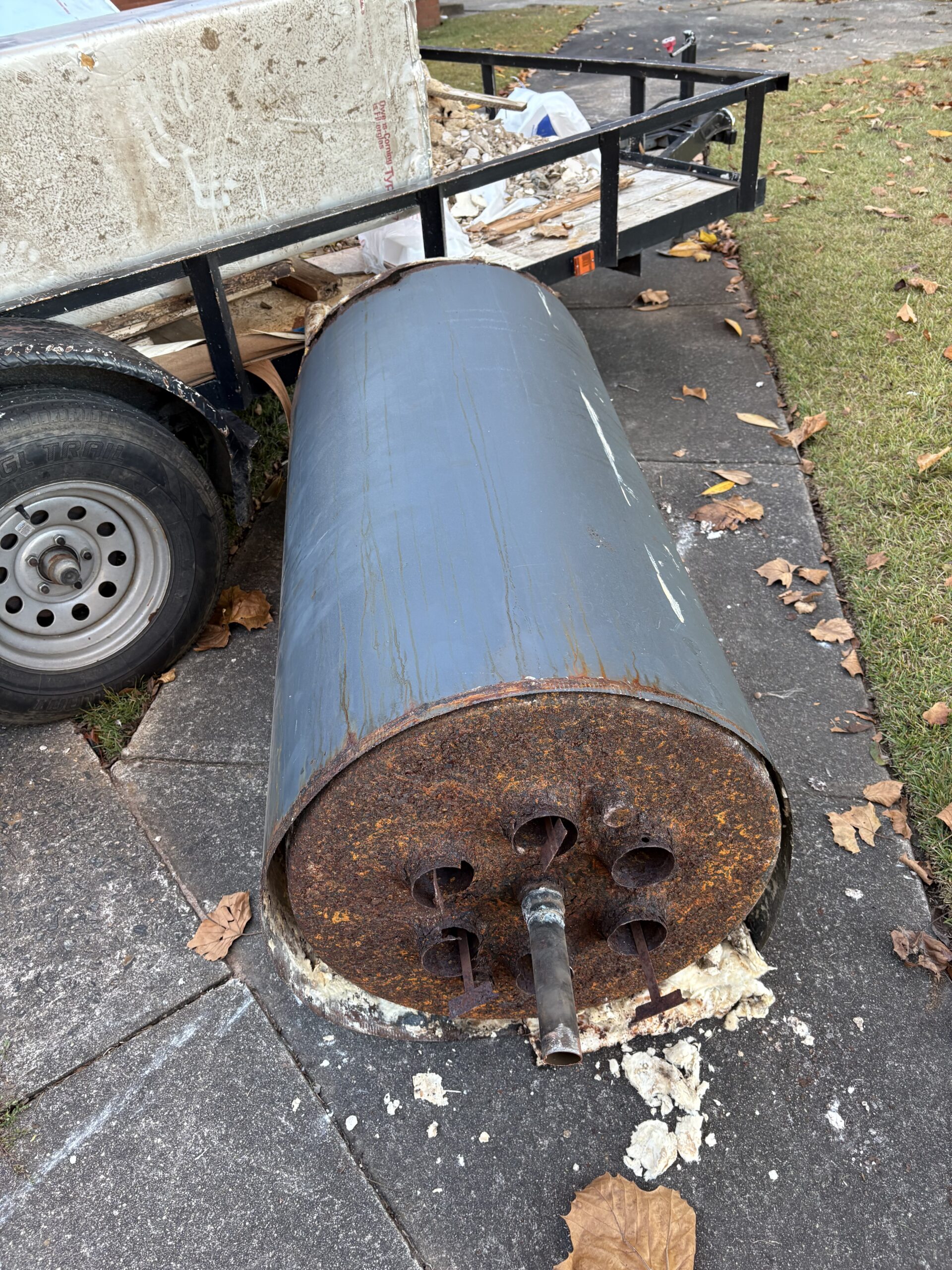 old boiler (water heater)