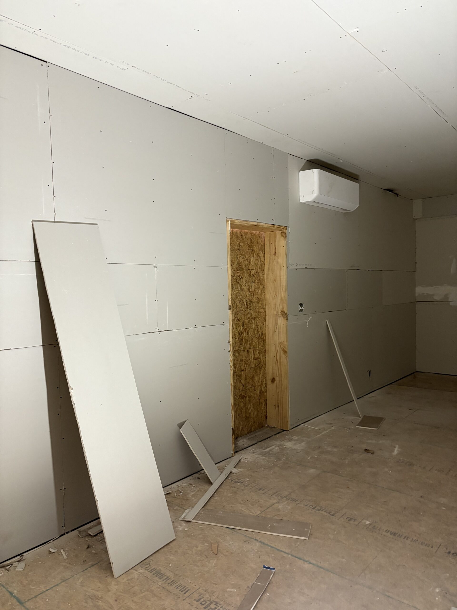 1 of 4 new mini-split a/c units