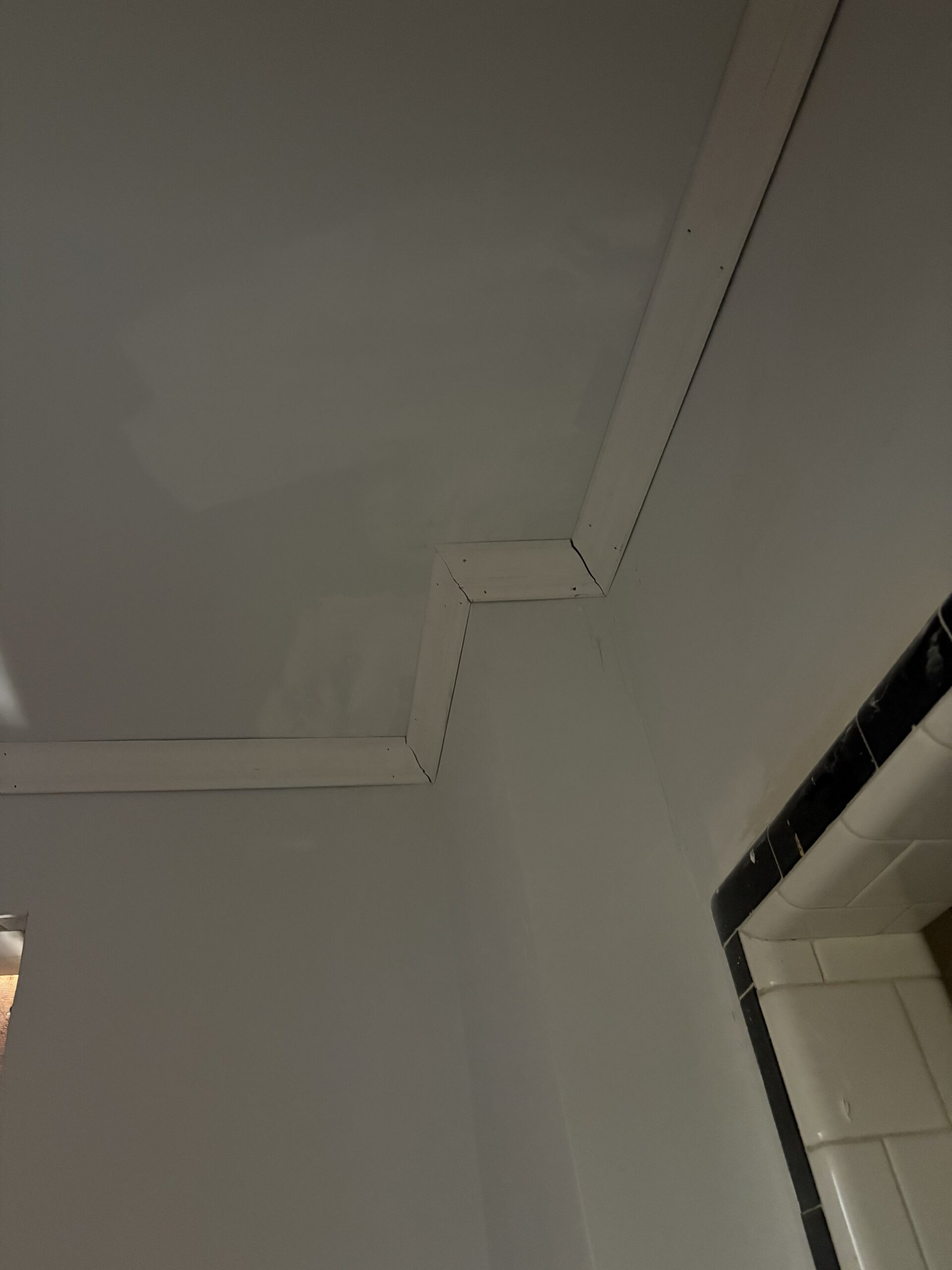 new crown molding installed